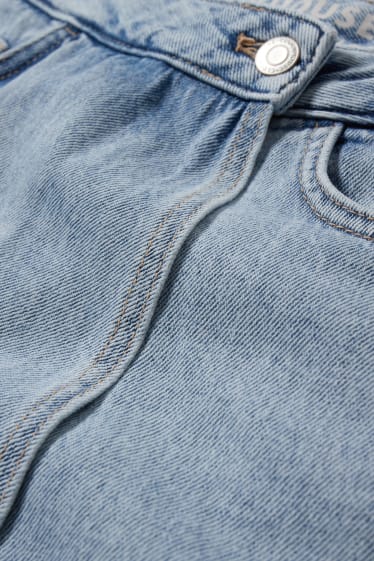 Clockhouse Girls - CLOCKHOUSE - denim skort - high waist - jeanslichtblauw
