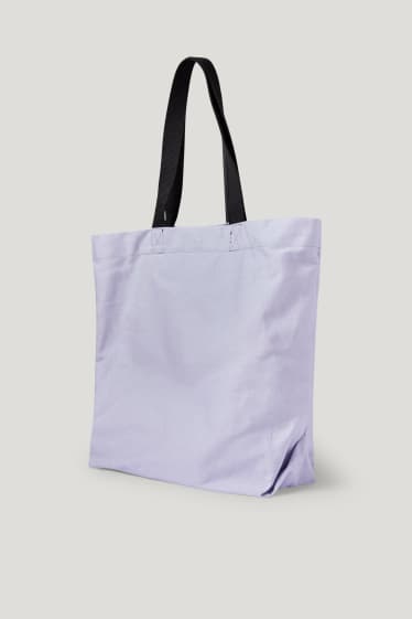 Damen - Shopper - Micky Maus - hellviolett