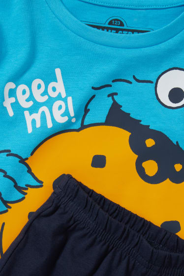 Toddler Boys - Sesame Street - pijama scurtă - 2 piese - albastru
