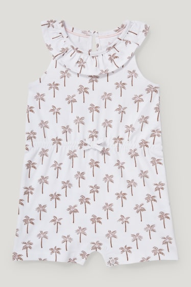 Baby Girls - Baby-Jumpsuit - weiss