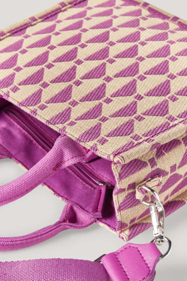 Femmes - Sac - à motif - violet