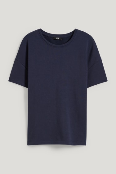 Donna - T-shirt basic - blu scuro