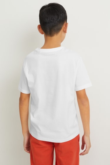 Băieți - Multipack 2 buc. - Minecraft - tricou cu mânecă scurtă - alb
