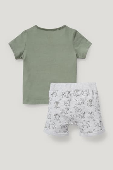 Baby Boys - Il Re Leone - completo per neonati - 2 pezzi - verde / grigio