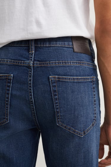 Herren - Jeans-Shorts - jeans-dunkelblau