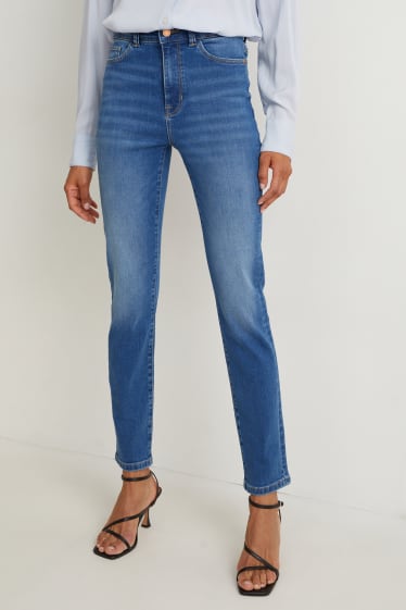 Damen - Slim Jeans - High Waist - Shaping-Jeans - LYCRA® - jeans-hellblau