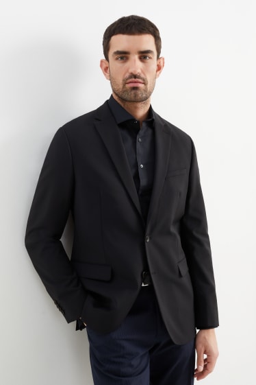 Heren - Colbert uit het combi-systeem - slim fit - Flex - LYCRA® - zwart