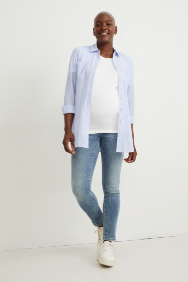 Femmes - Lot de 2 - T-shirts de grossesse - blanc pur