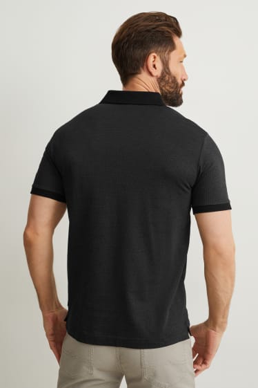 Men - Polo shirt - black