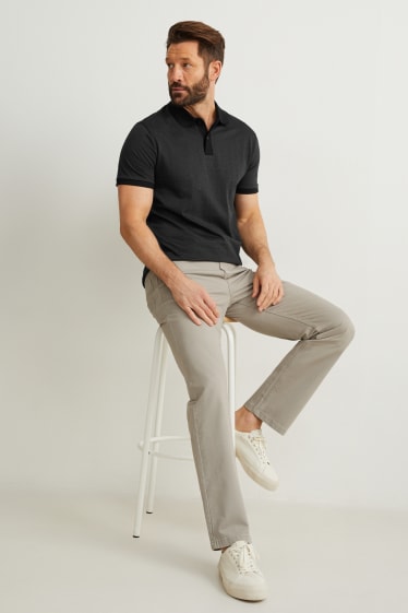 Men - Polo shirt - black