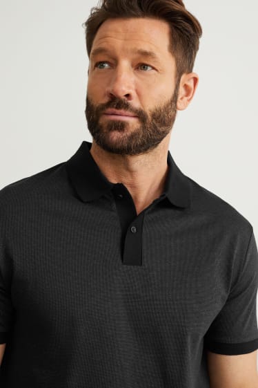 Men - Polo shirt - black