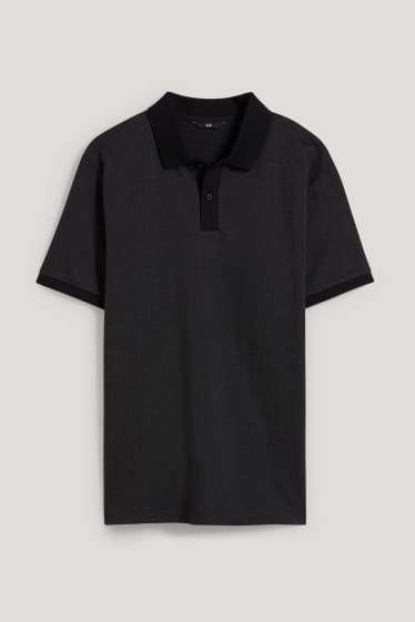 Men - Polo shirt - black