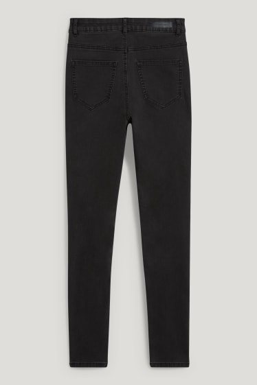 Clockhouse femme - CLOCKHOUSE - super skinny jean - high waist - jean gris foncé