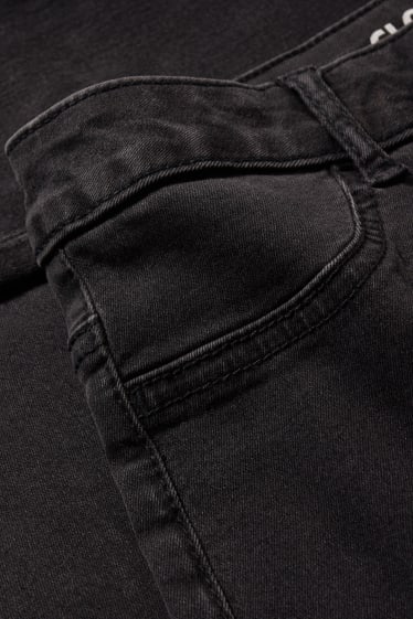 Clockhouse femme - CLOCKHOUSE - super skinny jean - high waist - jean gris foncé