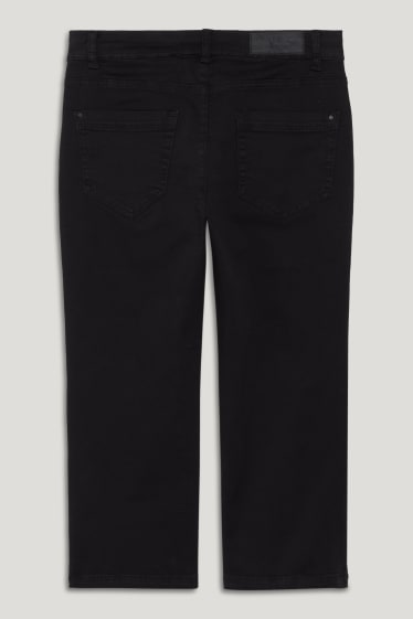 Donna - Pantaloni Capri - vita media - regular fit - nero