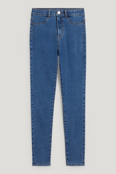 Clockhouse Girls - CLOCKHOUSE - Super Skinny Jeans - High Waist - jeans-blau