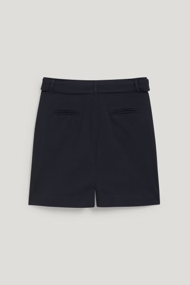 Dona - Faldilla amb cinturó - blau fosc