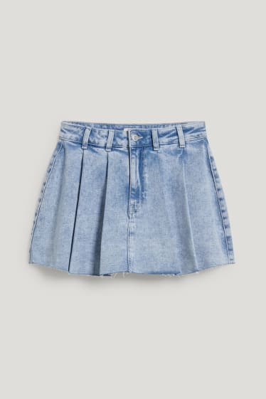 Clockhouse Girls - CLOCKHOUSE - gonna di jeans - jeans azzurro