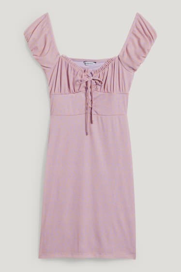 Clockhouse femme - CLOCKHOUSE - robe - à fleurs - violet clair