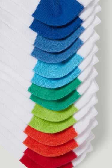 Garçons - Lot de 7 paires - chaussettes de sport - blanc