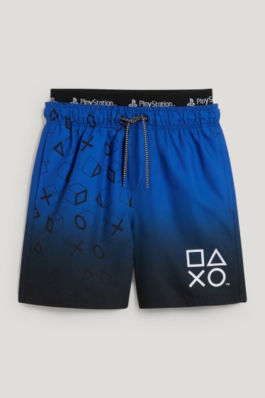 Garçons - PlayStation - short de bain - bleu foncé