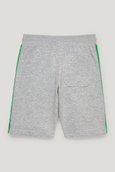 Toddler Boys - Minecraft - pantaloni scurți trening - gri deschis melanj