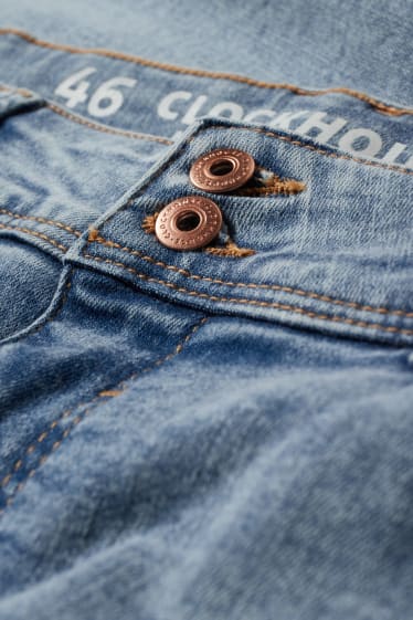 Femei XL - CLOCKHOUSE - skinny jeans - talie medie - LYCRA® - denim-albastru deschis