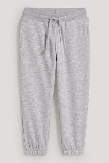 Filles - Pantalon de jogging - gris clair chiné