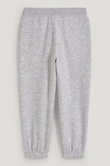 Filles - Pantalon de jogging - gris clair chiné