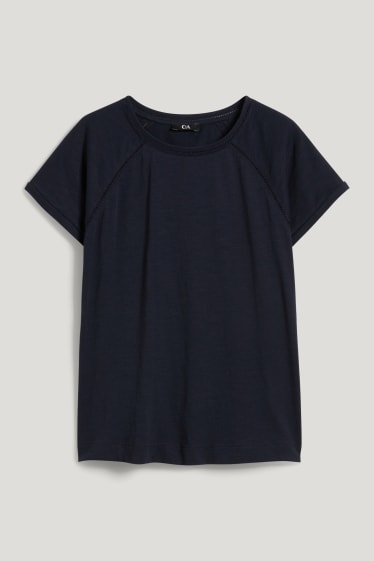 Femmes - T-shirt - bleu foncé