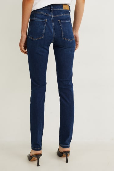 Dames - Slim jeans - high waist - shaping jeans - LYCRA® - jeansblauw