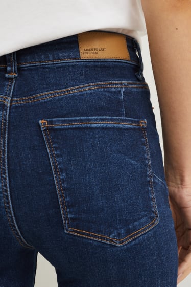 Dames - Slim jeans - high waist - shaping jeans - LYCRA® - jeansblauw
