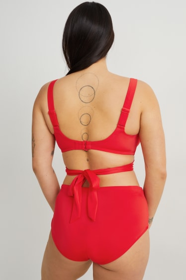 Damen - Bikini-Top mit Bügel - wattiert - LYCRA® XTRA LIFE™ - rot