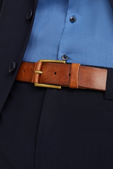 Hommes - Ceinture en cuir - marron