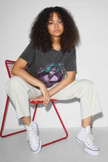 Clockhouse femme - T-shirt - 2Pac - noir