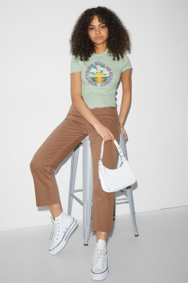 Clockhouse femme - CLOCKHOUSE - T-shirt court - vert menthe