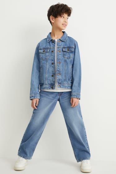 Băieți - Jachetă din denim - denim-albastru deschis