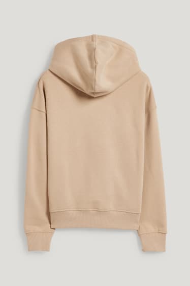Bambine: - Giacca in felpa con cappuccio - beige