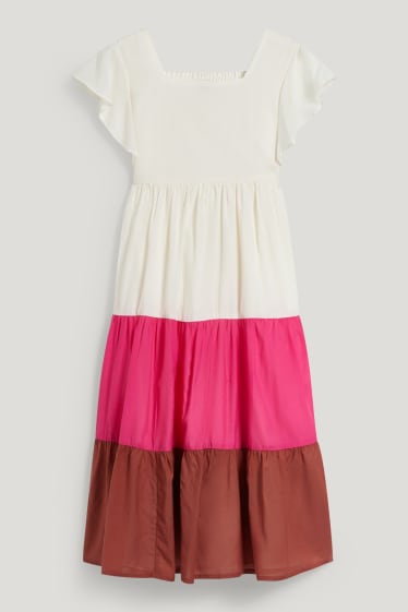 Kids Girls - Kleid - cremeweiß