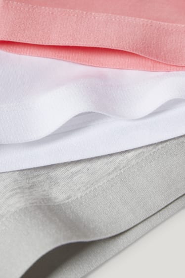 Filles - Lot de 3 - brassières - rose