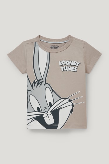 Baby Boys - Looney Tunes - tricou cu mânecă scurtă bebeluși - gri