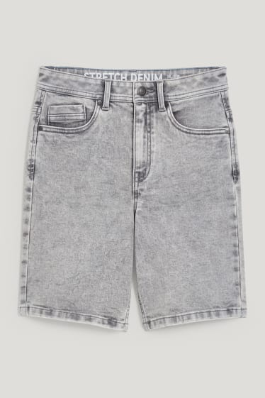 Kids Boys - Jeans-Shorts - jeans-hellgrau