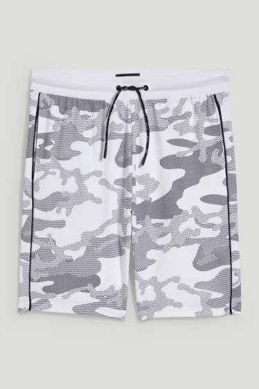 Clockhouse Boys - Sweatshorts - weiß