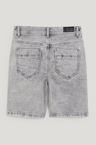 Kids Boys - Jeans-Shorts - jeans-hellgrau