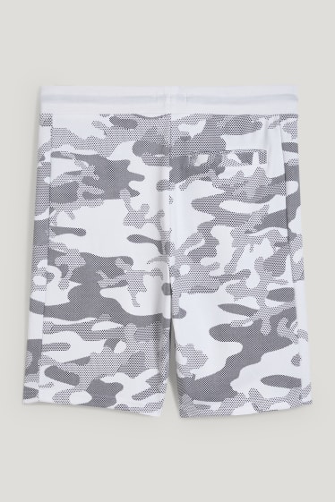 Clockhouse Boys - Sweatshorts - weiß