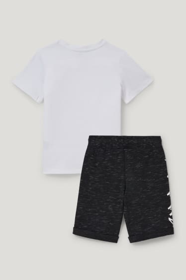 Online exclusive - Spider-Man - set - short sleeve T-shirt and sweat shorts - 2 piece - white