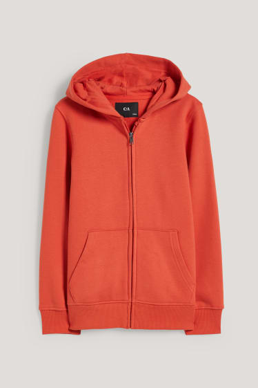 Bambini: - Giacca di felpa con cappuccio - genderless - arancio scuro