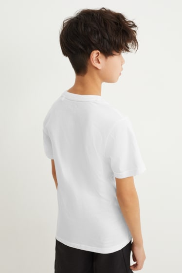 Kids Boys - Kurzarmshirt - weiß