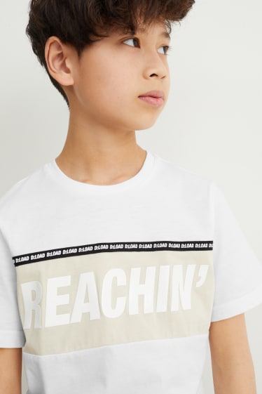 Kids Boys - Kurzarmshirt - weiß