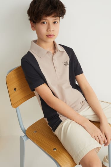 Garçons - Polo - gris